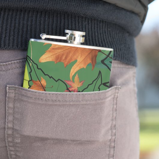 Mikitiez pisces naturselflove Rose Blume Flachmann (Beispiel)