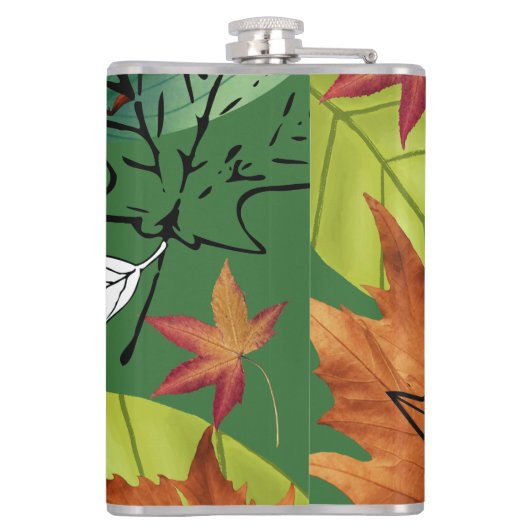 Mikitiez pisces naturselflove Rose Blume Flachmann (Rückseite)