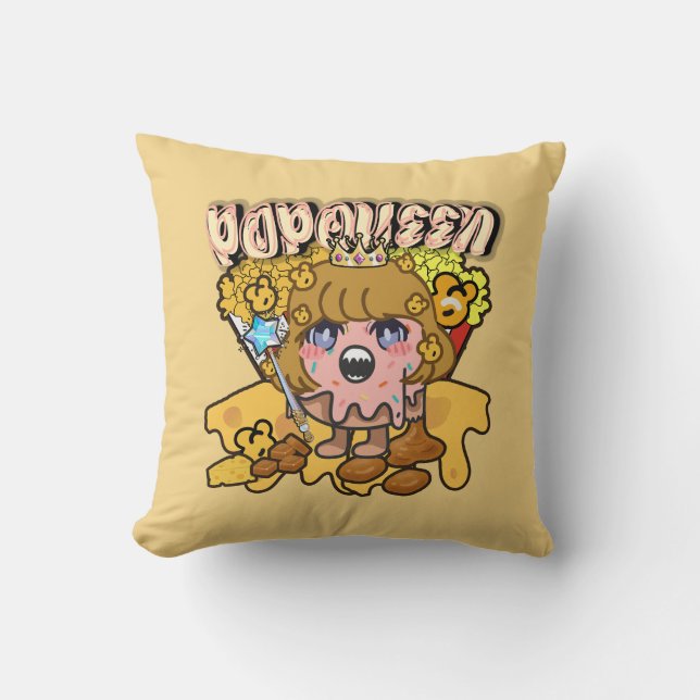 Mikitiez Popqueen Popcorn Moivenight Kino Kissen (Vorderseite)