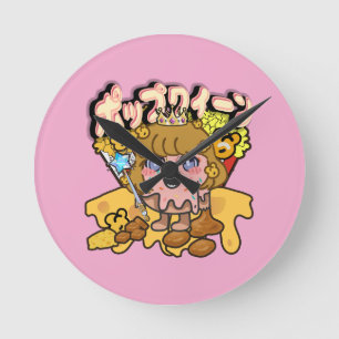 Mikitiez Popqueen Popcorn Moivenight Kino Runde Wanduhr