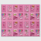 Mikitiez Premiere Filmabend Prinzessin Doll T - Sh Geschenkpapier (Flach)