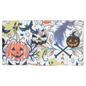 Mikitiez retro Vintage halloween ghoulkürbis Kissenbezug (Vorderseite-Links)