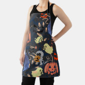 Mikitiez retro Vintage halloween ghoulkürbis Schürze (InSitu)