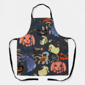 Mikitiez retro Vintage halloween ghoulkürbis Schürze (Vorderseite)