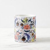 Mikitiez retro Vintage halloween ghoulkürbis Verwandlungstasse (Mittel)
