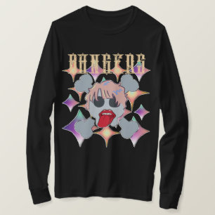 Mikitiez Rockstar Roter Geburtstagsrotter T-Shirt