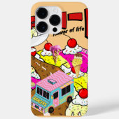 Mikitiez rockyroad Eiskekream Mangan Sommerbanger Case-Mate iPhone Hülle (Rückseite)