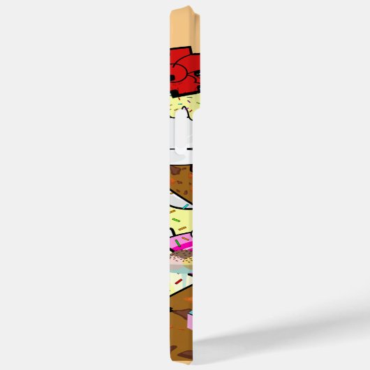 Mikitiez rockyroad Eiskekream Mangan Sommerbanger Case-Mate iPhone Hülle (Rückseite / Rechts)