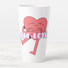 Mikitiez rosa Herz selflove june gemini Milchtasse