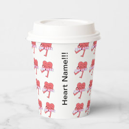 Mikitiez rosa Herz selflove june gemini Pappbecher