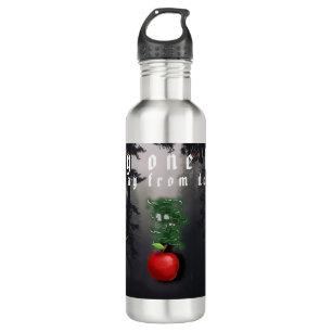Mikitiez roter Schädel giftiger Apfel veganer Somm Edelstahlflasche