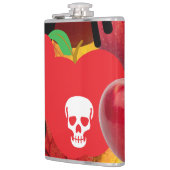 Mikitiez roter Schädel giftiger Apfel veganer Somm Flachmann (Links)