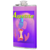 Mikitiez roter Schädel giftiger Apfel veganer Somm Flachmann (Links)