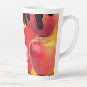 Mikitiez roter Schädel giftiger Apfel veganer Somm Milchtasse (Rechts)