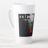 Mikitiez roter Schädel giftiger Apfel veganer Somm Milchtasse (Linke Ecke)