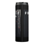 Mikitiez roter Schädel giftiger Apfel veganer Somm Thermosbecher (Rückseite)