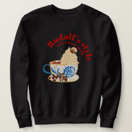Mikitiez rudolf rednose raindeer christmas cherry sweatshirt