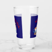 Mikitiez rudolf rotnose raindeAll-over Print Schür Glas (Links)