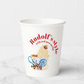 Mikitiez rudolf rotnose raindeAll-over Print Schür Pappbecher (Rückseite)