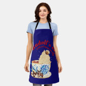 Mikitiez rudolf rotnose raindeAll-over Print Schür Schürze (Getragen)