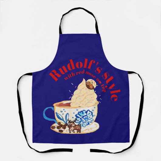Mikitiez rudolf rotnose raindeAll-over Print Schür Schürze (Vorderseite)