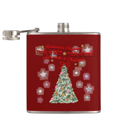 Mikitiez rustic chirstmas vintage cozy flachmann (Geöffnet)