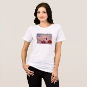 Mikitiez schlafend mignight schläfriger Prinzessin Tri-Blend Shirt (Vorderseite voll)