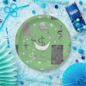 Mikitiez Schlange Snaker Zauberer Hexenmagie Pappteller (Party)