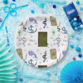 Mikitiez Schlange Snaker Zauberer Hexenmagie Pappteller (Party)