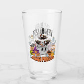 Mikitiez schwarze Katze spooky halloween vibes gho Glas (Rückseite)