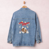 Mikitiez Schwarzfriday Snowman Hotchokoladenrot Jeansjacke (Hangar)