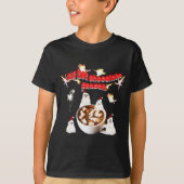 Mikitiez Schwarzfriday Snowman Hotchokoladenrot T-Shirt (Vorderseite)