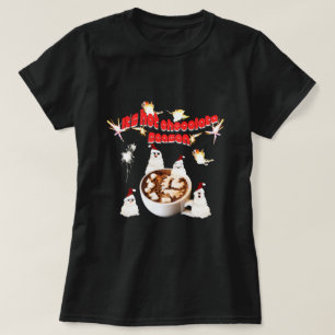 Mikitiez Schwarzfriday Snowman Hotchokoladenrot T-Shirt