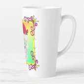 Mikitiez Skull Rose baroqueart Regenbogen Milchtasse (Rechts)