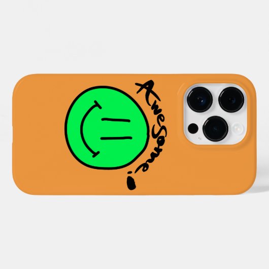 Mikitiez Smiley School Sommerfrühlinggrün Case-Mate iPhone Hülle (Rückseite (Horizontal))