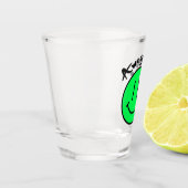 Mikitiez Smiley School Sommerfrühlinggrün Schnapsglas (Links)
