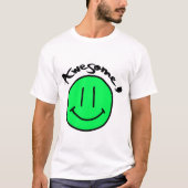 Mikitiez Smiley School Sommerfrühlinggrün T-Shirt (Vorderseite)