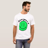 Mikitiez Smiley School Sommerfrühlinggrün T-Shirt (Vorne ganz)