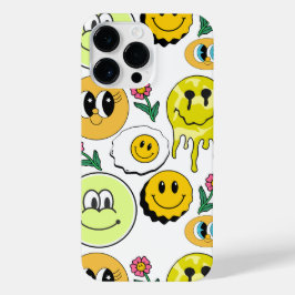 Mikitiez Smileyface Gelbgarten iPhone 14 Pro Max Hülle