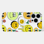 Mikitiez Smileyface Gelbgarten iPhone Hülle (Rückseite (Horizontal))