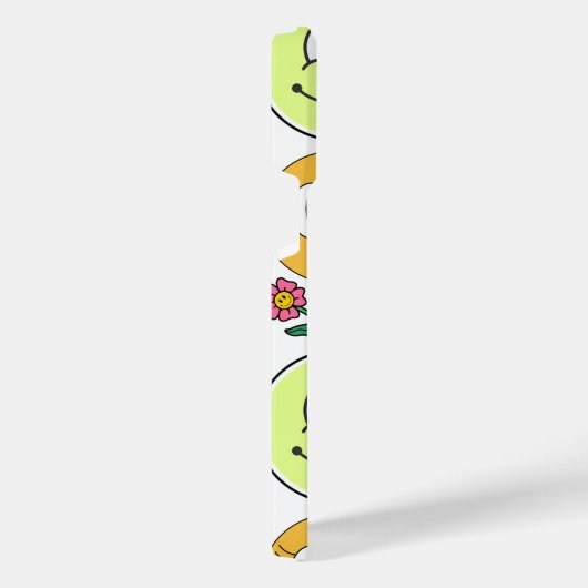 Mikitiez Smileyface Gelbgarten iPhone Hülle (Rechte Seite)