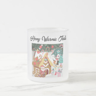 Mikitiez Snowman Vintage weißen Weihnachtself Mattglastasse