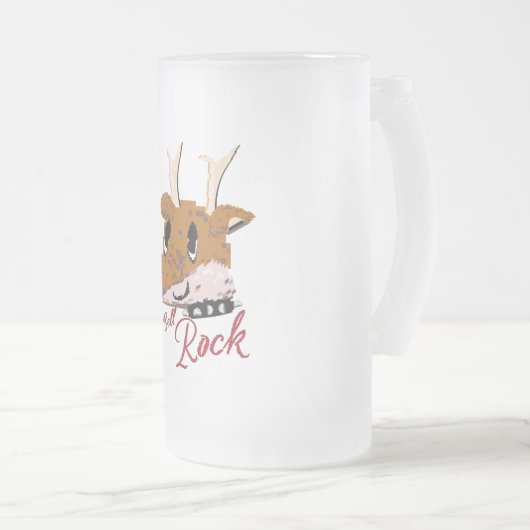 Mikitiez snowman winterwonderland pixleart mattglas bierglas (VorderseiteRechts)