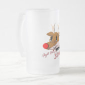 Mikitiez snowman winterwonderland pixleart mattglas bierglas (Vorderseite Links)