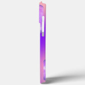 Mikitiez Sommerregenbogen lila Goldpopsilie Case-Mate iPhone Hülle (Rückseite / Links)