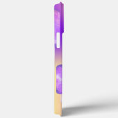 Mikitiez Sommerregenbogen lila Goldpopsilie Case-Mate iPhone Hülle (Rückseite / Rechts)