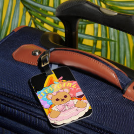 Mikitiez Sommerteddy Bären Gelee Rotwein Feuer Gepäckanhänger