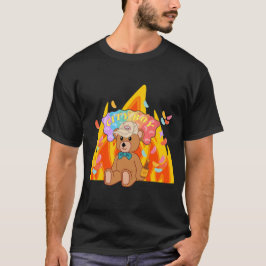 Mikitiez Sommerteddy Bären Gelee Rotwein Feuer T-Shirt