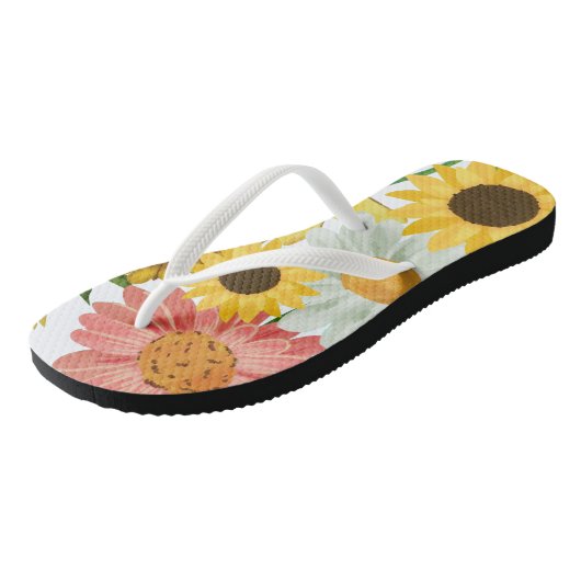 Mikitiez Sommerurlaub Blume Badesandalen (Schrägansicht)
