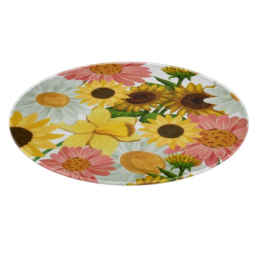 Mikitiez Sommerurlaub Blume Schneidebrett (Ecke)